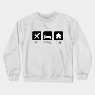 Eat, sleep, play Crewneck Sweatshirt